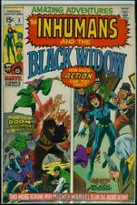 Marvel Comics AMAZING ADVENTURES #3 The INHUMANS And The BLACK WIDOW FN/VFN 7.0 picture