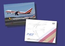 Kalitta Air Boeing 747-400 Trading Card - Set of 25 -  picture