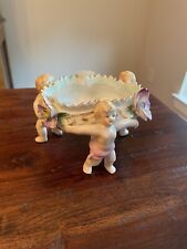 Vintage Cherub and Floral Candy Or Trinket Dish UCAGCO Japan 1950s picture