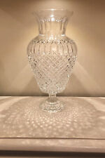 Monumental European Crystal Vase 18inches Tall picture