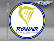 RYANAIR RYAN AIR LOGO ROUND DECAL / STICKER  picture