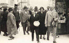 Visit of Federal Chancellor Engelbert Dollfuss to the place of pil- Old Photo picture
