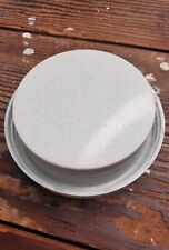 Vintage Aladdin Wide Mouth Thermos Stopper Cup Lid #35 Light Gray REPLACEMENT picture