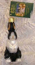 2021 - DUTCH RABBIT - OLD WORLD CHRISTMAS -BLOWN GLASS ORNAMENT NEW W/TAG picture