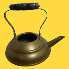 Antique Manning Bowman Brass Copper Teapot Kettle (8
