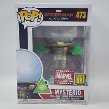 Funko Pop Marvel Spider Man Collectors Corps Exclusive Mysterio #473 Lights Up  picture