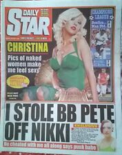 DAILY STAR 27 September 2006 -Malene (Page 3), Christina Aguilera, Ruth Wilson picture