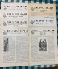 SEVEN VINTAGE MARCH & DECEMBER 1936 GIRL SCOUT LEADERS.   TO USA picture