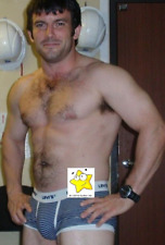 Muscular Gay Man Naked Hunk Beefcake Hot Male Cute Underwear 4x6 Photo M103 picture