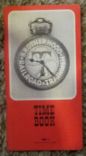 Vintage Brotherhood Railroad Trainmen Time Book Dated  1968-69, Made in USA picture