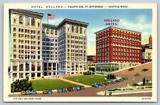 Postcard Hotel Holland Seattle Washington Fourth Avenue at Jefferson picture