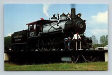 Postcard Texas State Railroad Locomotive #201 4-6-0 Texas & Pacific Paris Texas picture