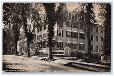1911 Hotel Phoenix & Restaurant Building Dirt Road Bath Maine Antique Postcard picture