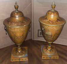 Chelsea House Floral Urn Rare (2) Vintage picture