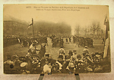 WW1--METZ,France--French People Honoring American Troops on Parade--1918 picture