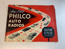 Vintage 1940’s Philco Automobile Car Radio Showroom Sales Manual Book picture