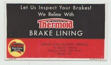 Thermold, Brake Lining, Holton Auto Electric Service, Blue Blotter back picture