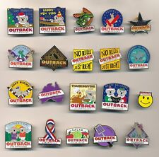 Collection Lot of Holiday, Logo, and Kitchen Outback Steakhouse 20 Pin Set picture