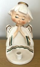 Vintage Christmas Inarco Praying Angel Candle Holder picture