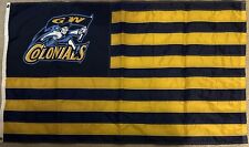 Vtg GWU Old Colonials Flag Special Edition, 3x5 ft, Never Used Rare picture