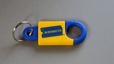Vintage Blockbuster Video Store Keychain Key Ring Blue/Yellow VHS Logo NEW picture