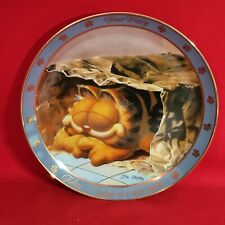 Garfield Collector Plate Dear Diary Series Today I Looked At A New Condo 1990 picture