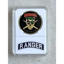 US ARMY RANGER Lead The Way Challenge Coin 75th Battalion With Case picture