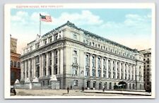 1920s Custom House Broadway Street View New York City Harbor NY PC Postcard picture