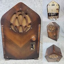 Gloritone Model 27 Cathedral Tombstone Tube Radio Vintage 1930's Screen Grid AM picture