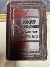 Vintage-Rare Hide Away Book Coin Bank Endicott National Bank, Endicott, NY picture