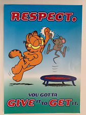 Garfield Argus Paws Laminated Poster RESPECT You Gotta GIVE It To GET It picture