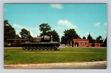 Fort Knox KY-Kentucky, Entrance Armor Center, U.S. Army Tank, Vintage Postcard picture