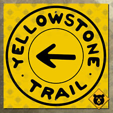 Yellowstone Trail highway route marker road sign auto trail 1915 12x12 picture