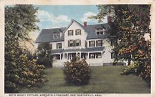 Betsy Moody Cottage East Northfield Massachusetts MA Postcard 1921 Seminary picture