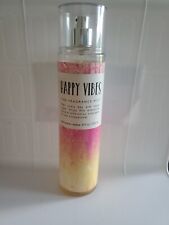 Bath & Body Works HAPPY VIBES Fine Fragrance Mist Spray 8 oz 80% picture