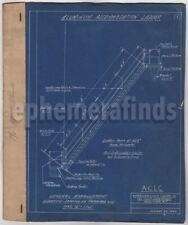 American Chain Ladder Company Original Patent Design Blueprints 1946 picture
