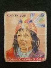 1933 Goudey Gum Co. Set Break Indian Gum Card #30 King Philip picture