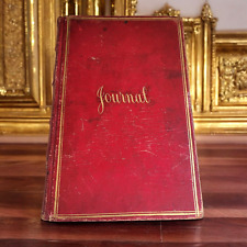 Journal Notebook 1867-1875 Handwritten Loan Records & Other Notes picture