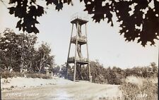 RPPC of Sven's Tower in Door County, Wisconsin , Fish Creek 1941 posted picture