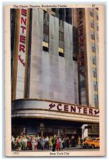 c1940's Center Theatre Rockefeller Center 1951 New York City NY Vintage Postcard picture
