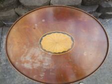 Vintage Hekman Furniture Copley End Table Oval Accent Mahogany Cherry 5-4172 picture
