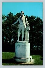 Charlottesville VA- Virginia, Statue James Monroe, Vintage Postcard picture