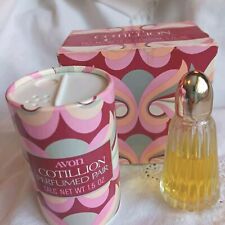 Vintage Avon Cotillion Perfumed Pair Talc & Cologne picture