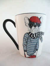 Hipster French Bulldog Dressed Anthropomorphic 16.5 oz Signature Housewares 150 picture