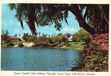 Postcard FL Lake Wales Crystal Lake towards Downtown 1963 Vintage PC H6428 picture