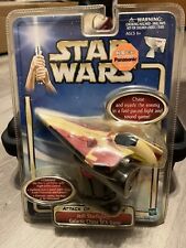 2002 Star Wars Attack of Clones Jedi Starfighter Galactic Chase Ship SFX Game picture