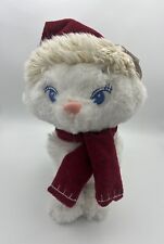 Disney Store Aristocats Christmas Marie Plush 12” Stuffed Animal Cat picture