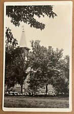 Hillsboro Kansas Methodist Evangelical Church Vintage Postcard 1908 picture
