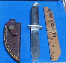 Vintage Western Boulder Colo. USA  Fixed blade Leather Sheath picture