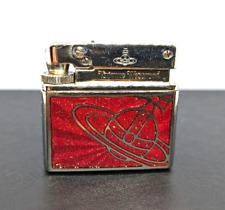 WORKING  Vivienne Westwood Gas Lighter Silver  Red Orb picture